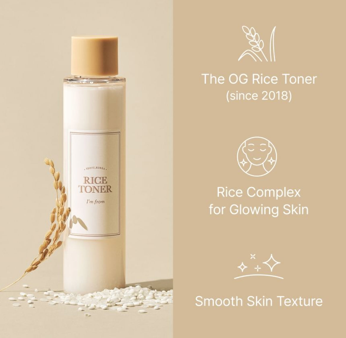 I'm from - Rice Toner
