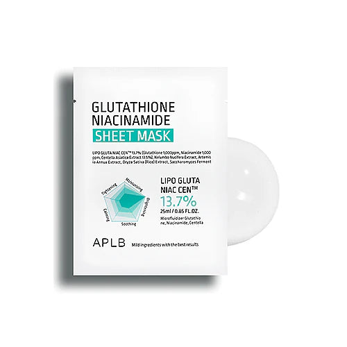 APLB Glutathione Niacinamide Sheet Mask